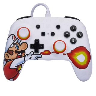 Nintendo Manette filaire Nintendo Switch - Mario de feu