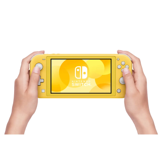 Nintendo Switch Lite (jaune) - Sans adaptateur secteur - Console de jeu nomade - Capacité: 32 Go
