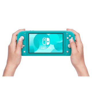 Nintendo Switch Lite (turquoise) - Sans adaptateur secteur - Console de jeu nomade - Capacité: 32 Go