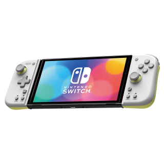 Nintendo Split Pad Compact (gris clair × jaune) pour Nintendo Switch, Nintendo Switch OLED