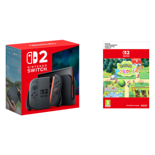 Nintendo Switch 2 + Pokémon Pokopia - Console avec manette Joy-Con 2 droite et gauche grise - Capacité : 256 Go (UFS)