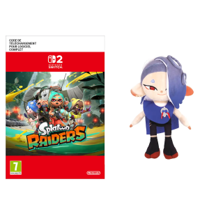 Nintendo CD jeu Splatoon Raiders + Peluche « Pasquale » Splatoon pour Nintendo Switch 2