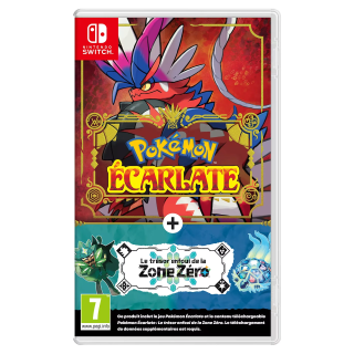 Nintendo CD jeu Pokémon Écarlate + Le trésor enfoui de la Zone Zéro pour Nintendo Switch