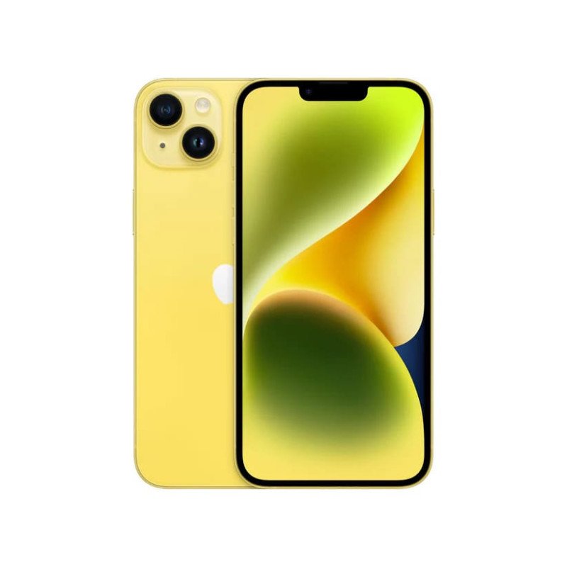 Apple iPhone 14 Simple - 256Go - 6,1 pouces - Poids 172g - Jaune - Garantie 1an