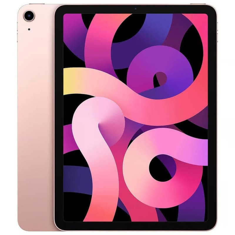 Apple iPad Air 4 -  pouces 10,9 - Wi Fi + 4G - 64Go - Puce A14 Bionic - Or Rose