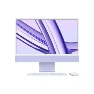 Apple iMac 24" Puce M3 256 Go SSD 8 Go RAM CPU 8 - GPU 8 - Mauve - Garantie 1 An