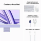 Apple iMac 24" Puce M3 256 Go SSD 8 Go RAM CPU 8 - GPU 8 - Mauve - Garantie 1 An