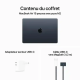 Apple MacBook Air 15.3'' - Puce M2 - 256 Go SSD - 8 Go RAM - Minuit - Garantie 1 An