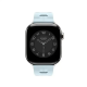 Apple Watch Bracelet Hermès -  Signé Apple - 42 mm - Couleur Simple Tour Kilim Bleu Acier