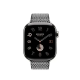 Apple Watch Bracelet Hermès - 42 mm - Couleur Simple Tour Toile H Noir / Écru