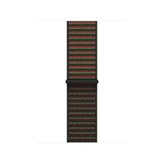 Apple Watch Bracelet  - Signé Apple - 40mm - Boucle Sport - Couleur Black Unity Rhythm 42 mm