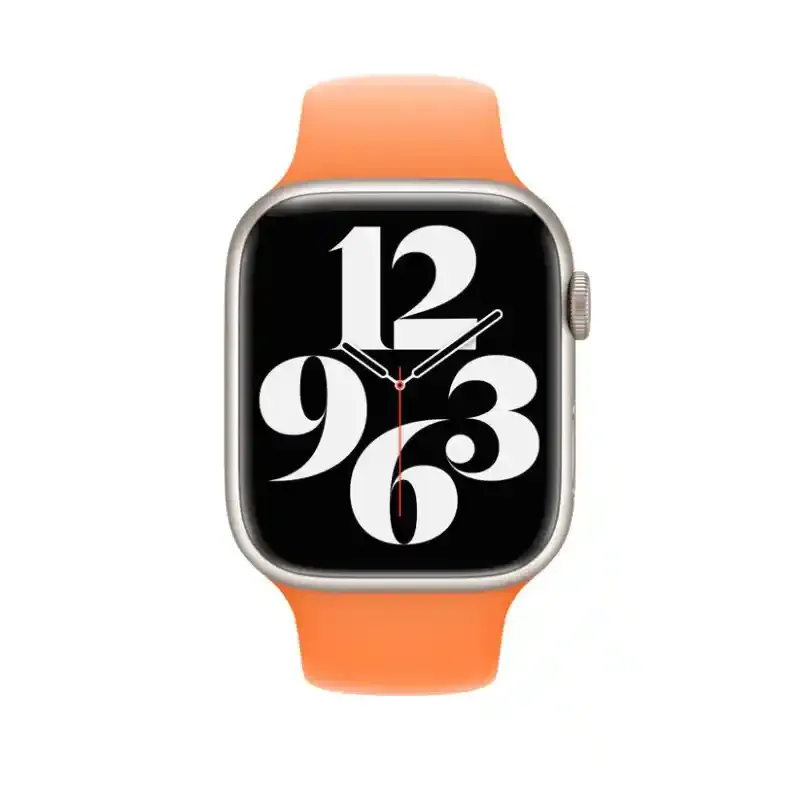 Apple Watch Bracelet - Signé Apple - 40mm  original - Sport Vitamine C S/M - confortable - Couleur Orange