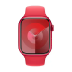 Apple Watch Bracelet - Signé Apple - 44mm  Original - Sport S/M souple - Couleur Rouge vibrante