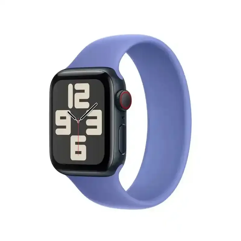 Apple Watch Bracelet -  Signé Apple - Boucle unique 40 mm - Taille 0 - Couleur bleu pervenche