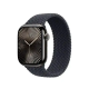 Apple Watch Bracelet - Signé Apple - Boucle unique tressée 42 mm - Taille 0 - ultra-fins - Couleur minuit