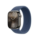 Apple Watch Bracelet - Signé Apple Original - Boucle unique tressée 42 mm - Taille 0 - Couleur denim
