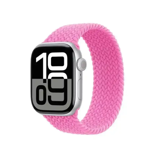 Apple Watch Bracelet - Signé Apple - Boucle unique tressée 42 mm - Taille 0 - Couleur pivoine