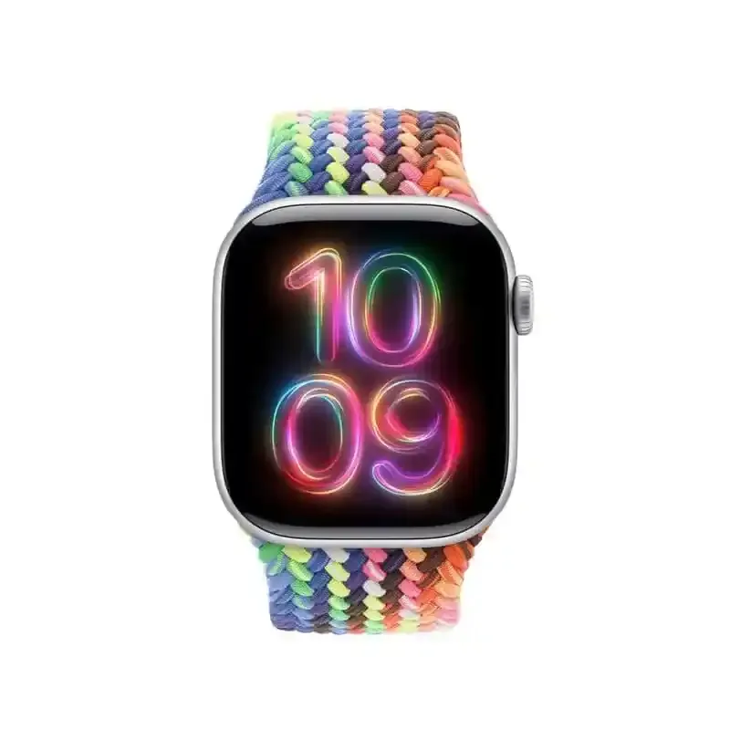 Apple Watch Bracelet - Signé Apple - Boucle unique tressée 42 mm - Taille 0 - Couleur Pride Edition