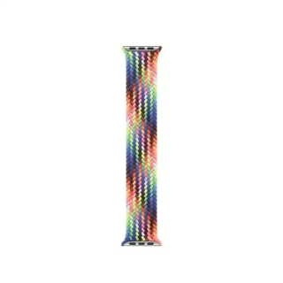 Apple Watch Bracelet - Signé Apple - Boucle unique tressée 42 mm - Taille 0 - Couleur Pride Edition