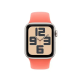 Apple Bracelet - Apple Watch - Signé Apple - Boucle Sport - confortable - Couleur tangerine 44 mm - S/M