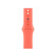 Apple Bracelet - Apple Watch - Signé Apple - Boucle Sport - confortable - Couleur tangerine 44 mm - S/M