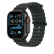 Apple Watch Bracelet - Signé Apple - Boucle 49 mm - Finition titane noir - Couleur Océan noir