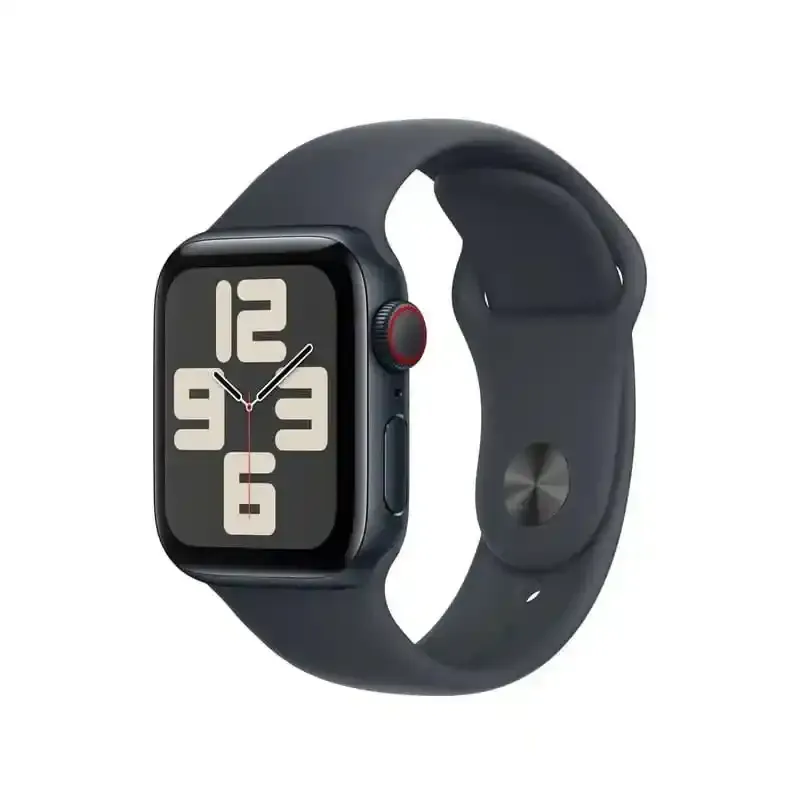 Apple Watch Bracelet - Signé Apple - Boucle Sport 40 mm - S/M - Fluoroélastomère - Couleur noir