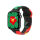 Apple Watch Bracelet - Signé Apple - Boucle Sport 42 mm - Unity Bloom - M/L - Couleur Black Unity