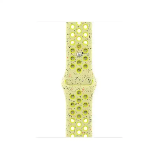 Apple Watch Bracelet - Signé Apple - Boucle Sport Nike 40 mm - S/M - flocons colorés - Couleur Volt Splash