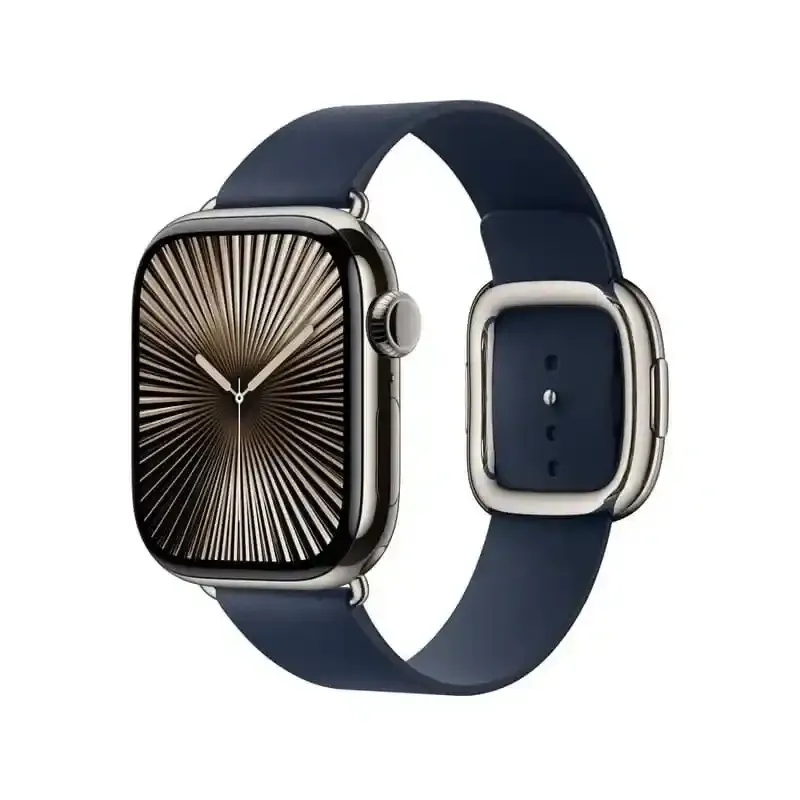 Apple Watch Bracelet - Signé Apple - Boucle moderne 42 mm - Small - Couleur bleu intense