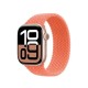 Apple Watch Bracelet - Signé Apple - Boucle unique tressée 42 mm - Taille 0 - Couleur tangerine