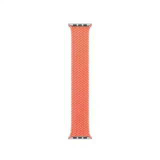 Apple Watch Bracelet - Signé Apple - Boucle unique tressée 42 mm - Taille 0 - Couleur tangerine