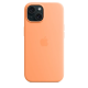 Apple Accessoire - Original Apple - Étui en silicone MagSafe iPhone 15 - Sorbet orange
