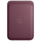 Apple Accessoire - Original Apple - Porte-cartes en cuir avec MagSafe pour iPhone - Mulberry