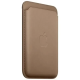 Apple Accessoire - Original Apple - Porte-cartes en cuir avec MagSafe pour iPhone - Taupe