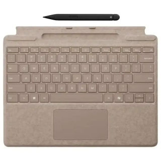 Microsoft Clavier Signature + Stylet Slim Pen 2 Pro 8, Pro 9 et Pro 11 (AZERTY) Dune