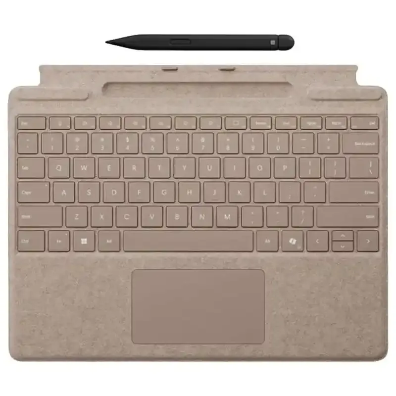 Microsoft Clavier Signature + Stylet Slim Pen 2 Pro 8, Pro 9 et Pro 11 (AZERTY) Dune