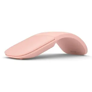 Microsoft Souris Arc Bluetooth Compatible Windows, Mac, Chrome OS - Rose Clair
