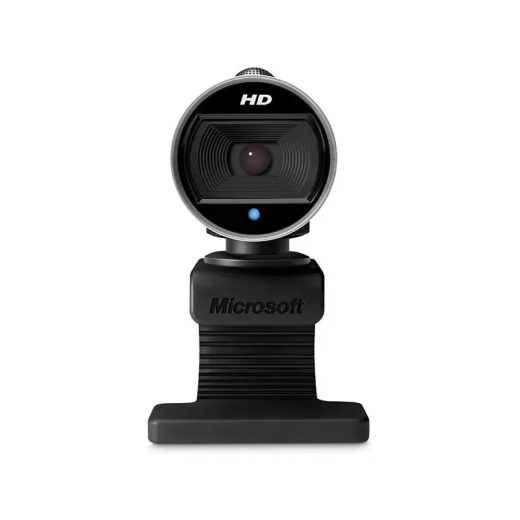 Microsoft LifeCam Cinema webcam 1280 x 720 pixels USB 2.0 Noir, Ram 1024 Mo Argent