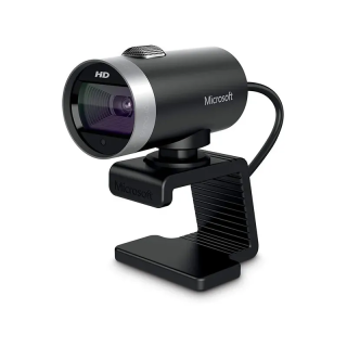 Microsoft LifeCam Cinema webcam 1280 x 720 pixels USB 2.0 Noir, Ram 1024 Mo Argent