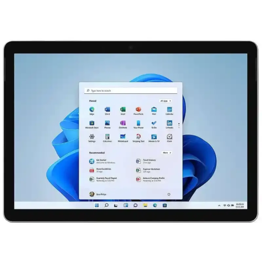 Microsoft Surface Go 3 10,5" Écran tactile Intel Pentium Gold 8 Go RAM 128 Go SSD Noir Mat