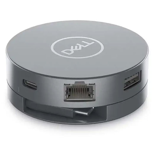 Dell DA305 Adaptateur Mobile USB-C 6-en-1 avec Alimentation 90W - Argent
