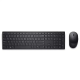 Dell Pro KM5221W - Ensemble clavier et souris - sans fil - AZERTY -  Noir