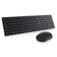 Dell Pro KM5221W - Ensemble clavier et souris - sans fil - AZERTY -  Noir