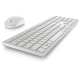 Dell Pro KM5221W - Ensemble clavier et souris - sans fil - AZERTY - Blanc