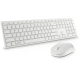 Dell Pro KM5221W - Ensemble clavier et souris - sans fil - AZERTY - Blanc