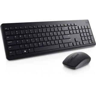 Dell KM3322W - clavier et souris - sans fil - 2.4 GHz - AZERTY - Français - Noir