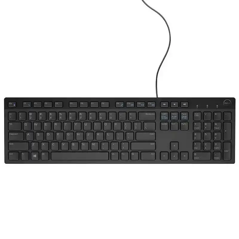 Dell KB216 - Clavier Filaire - USB - Multimédia - AZERTY - Français - Noir