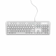 Dell KB216 - Clavier Filaire - USB - Multimédia - AZERTY - Français - Blanc