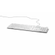 Dell KB216 - Clavier Filaire - USB - Multimédia - AZERTY - Français - Blanc